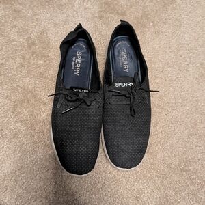 Sperry Black Boat Shoes